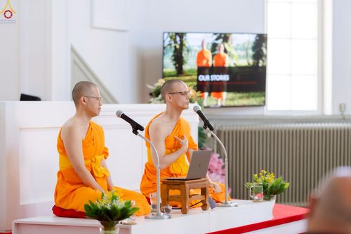 วันที่ 8 มิถุนายน พ.ศ. 2568 Meditation wisdom talks in Sweden 2025 ณ วัดพระธรรมกายนอร์ธสวีเดน เมือง Gävle